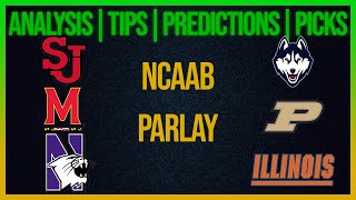 FREE College Basketball 2/13/22 Parlay Picks and Predictions Today NCAAB Betting Tips and Analysis