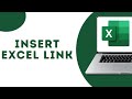 How to insert and manage hyperlink in excel ?