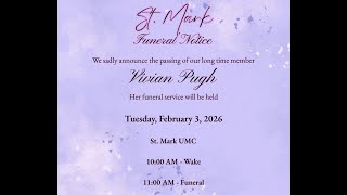 Funeral Services for Vivian Pugh
