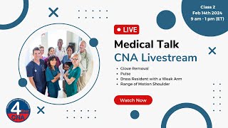 Prometric CNA Test Prep Class 2 - Glove Removal, Pulse, Dressing, and Shoulder Range of Motion
