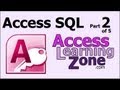Microsoft Access SQL Part 2 of 5 - What's Covered