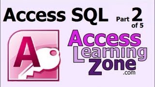 Microsoft Access SQL Part 2 of 5 - What's Covered