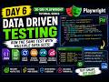 Playwright Data Driven Testing Tutorial 2026 🚀 JSON, CSV & Dynamic Tests | Day 6