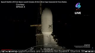SpaceX Starlink LIVE from Space Launch Complex 40 (SLC-40) at Cape Canaveral Air Force Station.