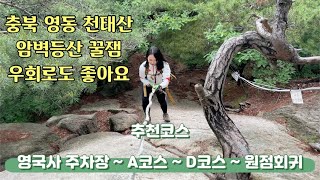 충북 영동 천태산, 충북의 설악산 짜릿한 암벽코스 추락주의! 우회로도 추천! 영동 영국사l천태산등산코스l천태산최단코스l블랙야크 100대명산