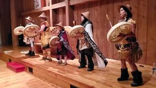 Tsimshian dancers welcome song