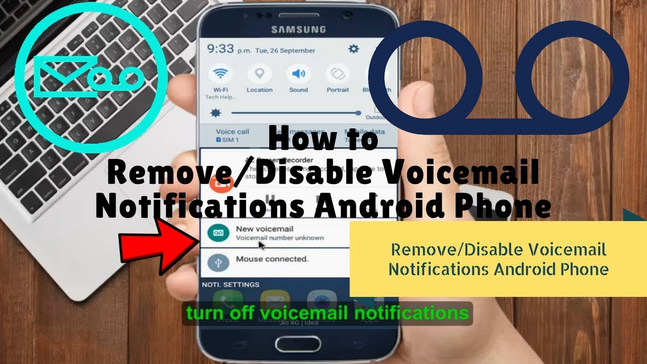 How To Remove/Disable Voicemail Notifications Android Phone - YouTube