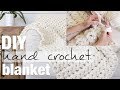 How to Hand Crochet (Finger Crochet) a Blanket in 1 Hour with Simply Maggie NEW!