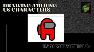 Drawing Among Us character using Turtle #amongusinpython