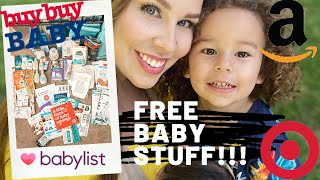 FREE BABY STUFF 2020!! HUNDREDS of $$$ in Baby Freebies | Baby Box Unboxing | The Try Mama | Part 1