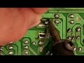 Soldering component terminals into the printed circuit board, this is how I do it