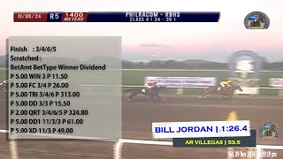 2024 Nov 09 | R05 - BILL JORDAN (3) [1:26.4]