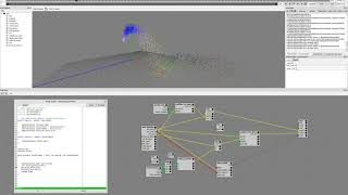 node editor with c++ jit code inside with ogl viewport