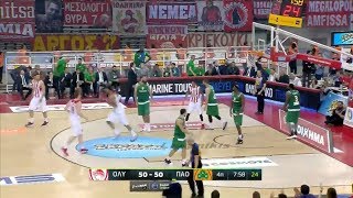 Ολυμπιακός - Παναθηναϊκός 63-58 (HL) Basket League 1ος τελικός (1-0) {28/5/2017}