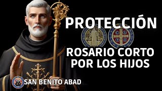 🔴PODEROSO ROSARIO CORTO A SAN BENITO ABAD POR LA PROTECCIÓN de los HIJOS 💫hoy 12 MAR 2025🙏