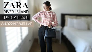 RIVER ISLAND Haul 2021 ZARA Shopping with Me | Office Outfits |THE ALLURE EDITION Vlogs