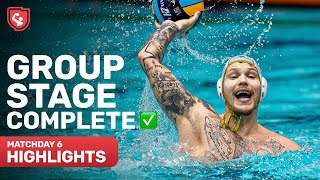 Last Team To Qualify? | Matchday 6 Highlights | Water Polo Champions League