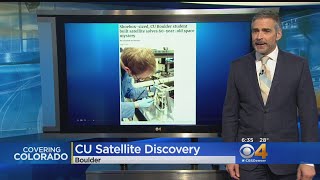 CU-Designed Satellite Hopes To Solve Space Mystery