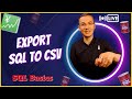 🛢 How to Export SQL Query To CSV? SSMS Method 🤯 Q&A: 2-minute SQL