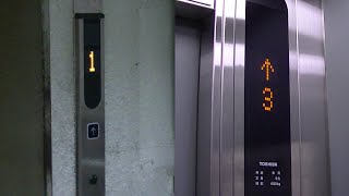 【更新後】福岡市中央区某立体駐車場のエレベーター・part1（東芝製）