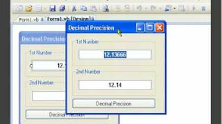 VB.NET - The Decimal Point - Using Decimal Precision - Tutorial
