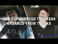 How experienced truckers organize their trucks