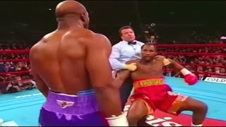 Lennox Lewis Vs Evander Holyfield Fight 1, Two Heavyweight Legends Slug It Out,  All Knockdowns