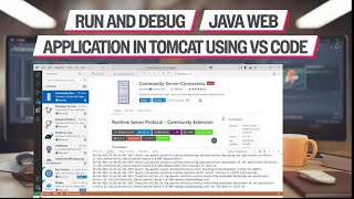 Run and Debug Java Web Application in Tomcat using VS Code in 2025 | Use Community Server Connector