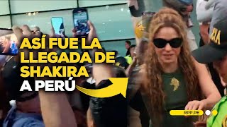 Shakira llegó a Perú para sus dos conciertos en el Estadio Nacional de Lima #RPPESPECIALES