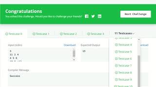 HackerRank - Diagonal Difference