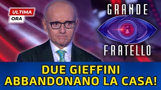 🔴Grande Fratello 2025: due gieffini abbandonano la casa!