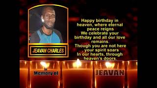 JEAVAN CHARLES MEMORIAL