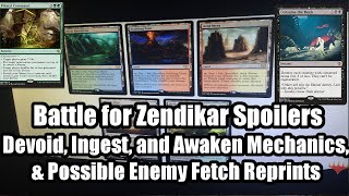 Battle for Zendikar Spoilers: Devoid, Awaken, Ingest Mechanics and Multicolor Eldrazi