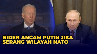 Joe Biden Ancam Presiden Rusia Putin untuk Pasukannya Tak Bergerak ke Wilayah NATO