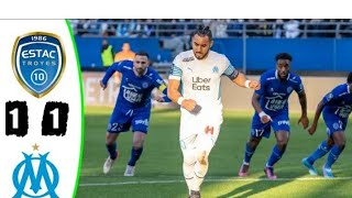 Troyes vs Marseille  (1-1) Les buts Du match. (ligues 1) 2022
