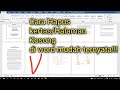 Cara hapus kertas halaman kosong di word