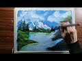 mountain landscape 060 easy step by step satisfying asmr tutorial