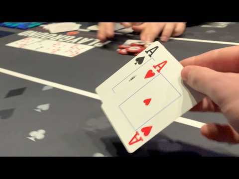 Flopping Top Set with Aces for Revenge!! NEVER QUIT when the cards are hot!! Poker Vlog Ep. 307