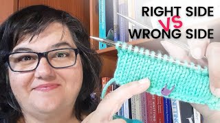 Knitting Tip: Understanding Right Side and Wrong Side Rows