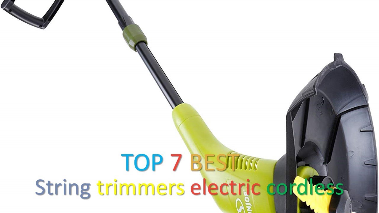 🐀🌺The Top 7 [Best] String Trimmers Electric Cordless Buy - YouTube