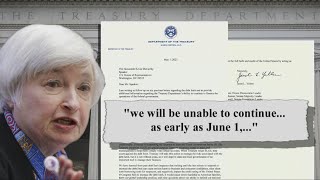 Treasury Secretary warns US debt ceiling deadline could come by June 1