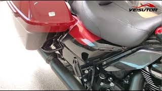 VEISUTOR installation of Mid Frame Air Heat Deflectors for Harley Touring