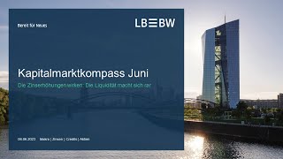 LBBW Kapitalmarktkompass Juni: Die Zinserhöhungen wirken - Die Liquidität macht sich rar