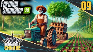 🚜Farming Simulator 25 - Chegou a hora de plantar suas próprias árvores para colher os troncos. #9