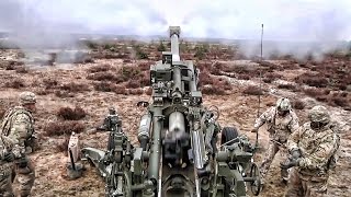 U.S. Dragoons Train Latvian Soldiers • M-777 Howitzer
