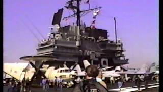 Tiger  Cruise aboard the USS Forrestal (CV-59) May 1989    PART 1