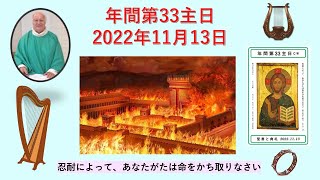 🗣️年間第33主日😀202年11月13日　　説教🤐「恐れぬな、惑わせるな」