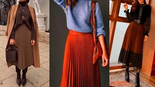 ЮБКА ПЛИССЕ ИДЕАЛЬНЫЙ ВЫБОР ДЛЯ ЖЕНСТВЕННОГО ОБРАЗА // PLEATED SKIRT – THE PERFECT CHOICE