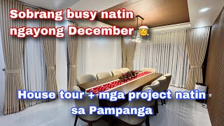 Sunud - sunud ang bahay na nilagyan natin ng Kurtina sa Pampanga ,House tour + curtains installation