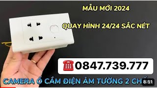 Top 2 Camera Ngụy Trang Ổ Điện Âm Tường Tốt Nhất 2024 - Quay Nén Full 4K Trực Tiếp 24/24!